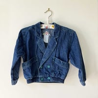 Image 1 of Blouson jean 18/24 mois Vitamine seconde main années 90 