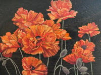 Image 2 of Painted Poppy Serving Tray 