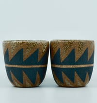 Image 1 of Set of 2 Stoneware Coffe Mugs