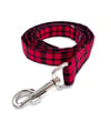 Red Plaid Leash