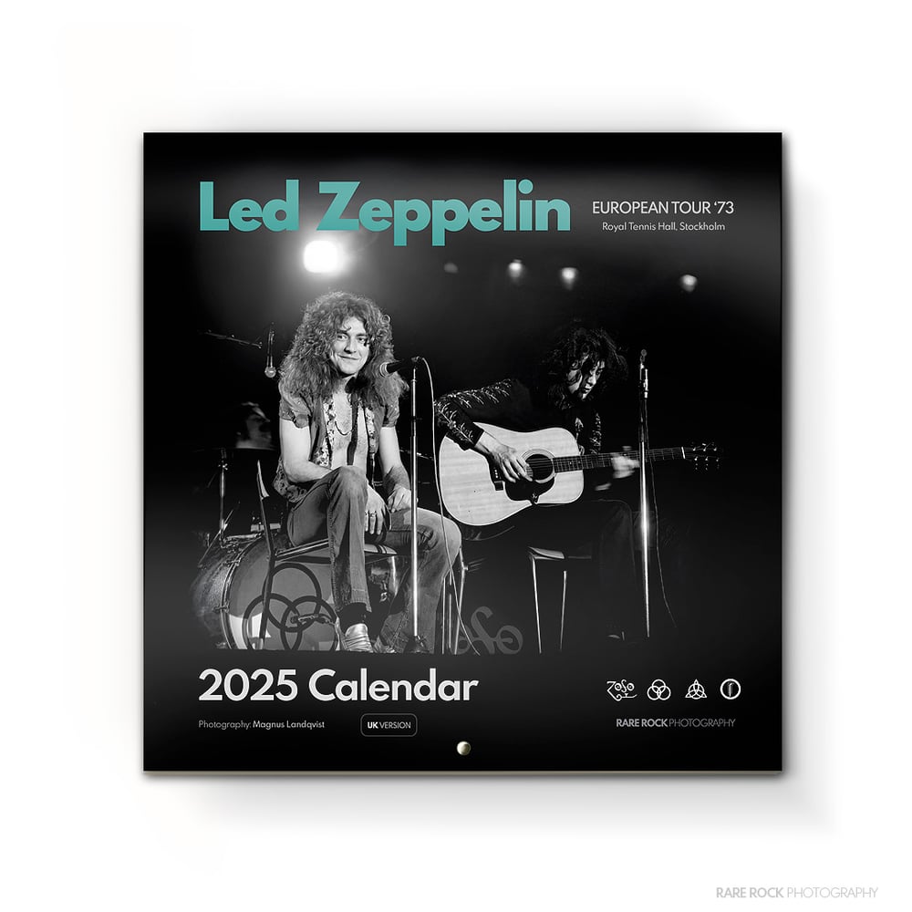 Led Zeppelin 2025 Wall Calendar