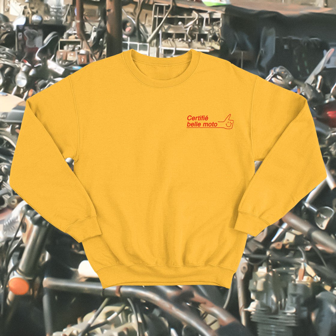 Image of CERTIFIÉ BELLE MOTO 👍 CREWNECK