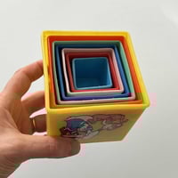 Image 4 of Set 7 cubes gigognes Disney années 80