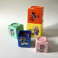 Image 1 of Set 7 cubes gigognes Disney années 80