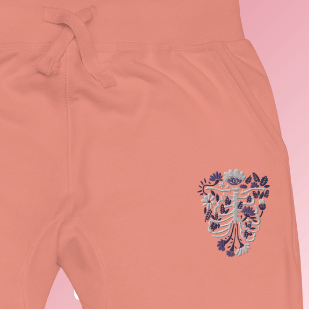 Image of Fleece-Lined Joggers – Growing Hearts Collection