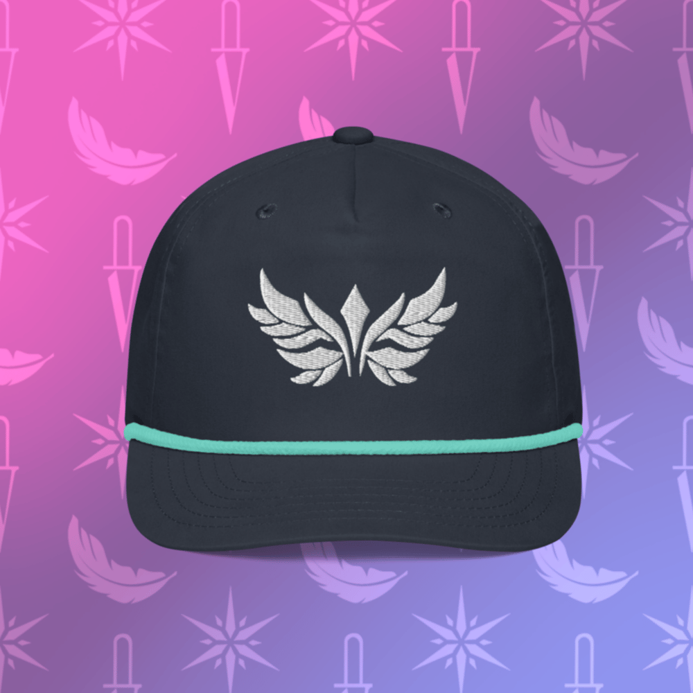 Image of Acolyte Oshi Snapback – Wings, Stars, and All