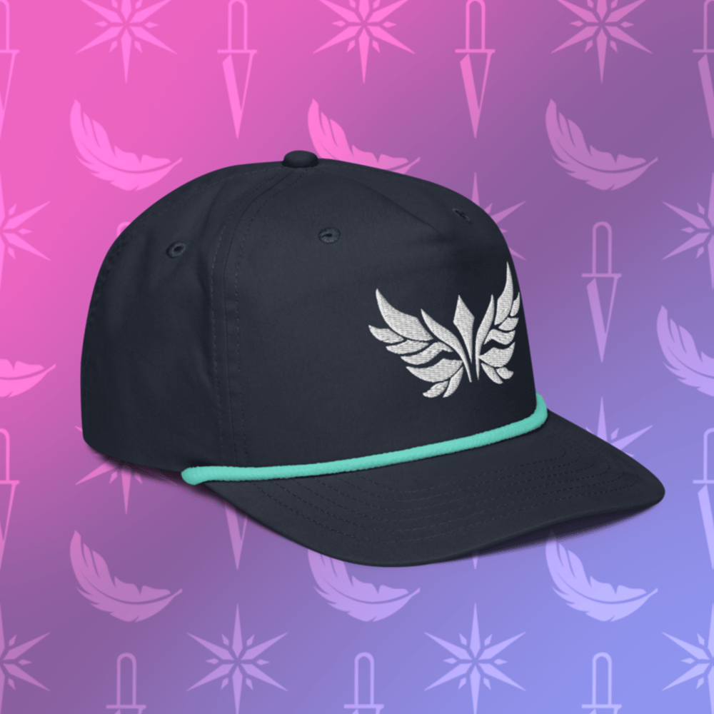 Image of Acolyte Oshi Snapback – Wings, Stars, and All