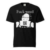 004: Fuck weed (black)