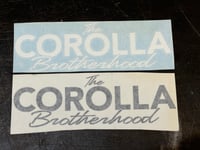 Corolla Brotherhood Cut Sticker