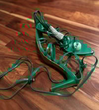 Image 3 of Luisina Kelly Green Strappy Heels