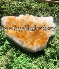 Image 4 of Citrine On Aura Quartz Base