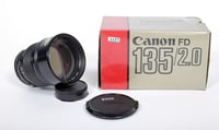 Image 1 of Canon New FD 135mm F2.0 lens for Canon FD FDn mount cameras #4497