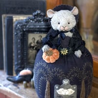 Image 2 of Mistress Mourning Mouse ~ Original Work ~ 9"