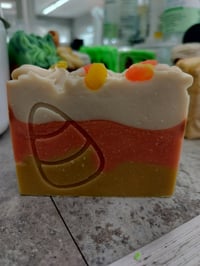 "Candy Corn" soap bar