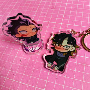 [LOW STOCK] 👹 GENYA STANDEE AND ACRYLIC CHARM 👹