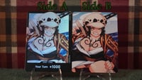 Trafalgar Law, Reversible DON!! card - by CrevettaVT