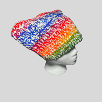 Image 3 of ‘Taste the Rainbow’ Cat Ear Beanie