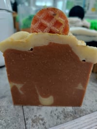 "Pumpkin pecan waffle" soap bar