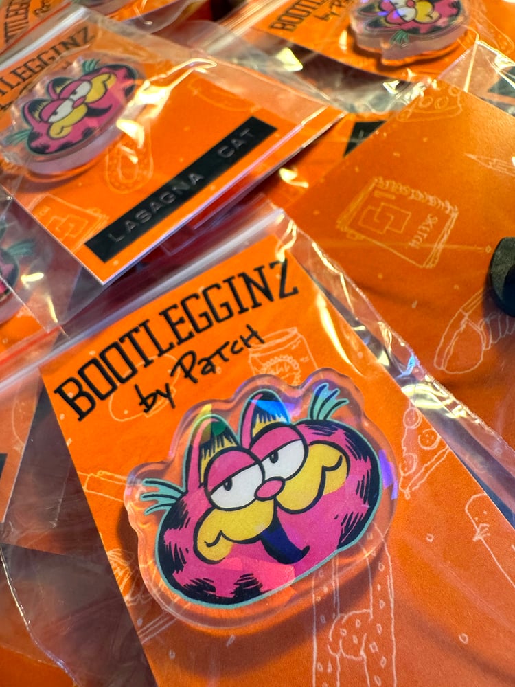 Image of Lasagna Cat Acrylic Pin