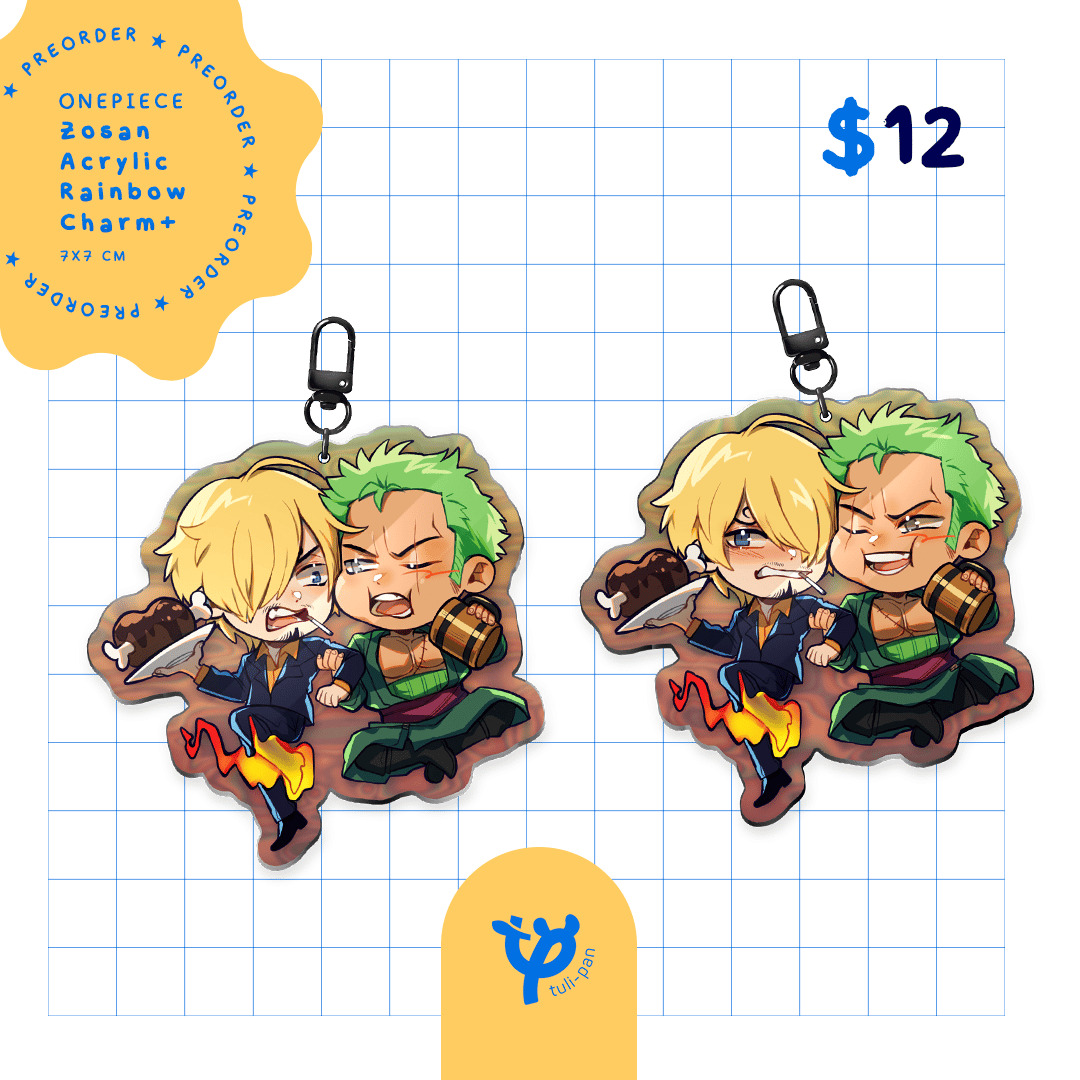 [PREORDER] 🍖 ZOSAN RAINBOW ACRYLIC CHARM 🍺