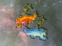 Image 1 of Fox Fire Acrylic Keychain