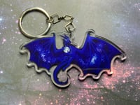 Image 3 of Sun-Moon Dragon Acrylic Keychain