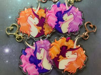 Image 1 of Unicorn Couple Acrylic Keychain