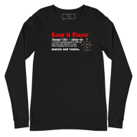 Image 2 of KEEP IT PLAYER LONG SLEEVE (unisex)