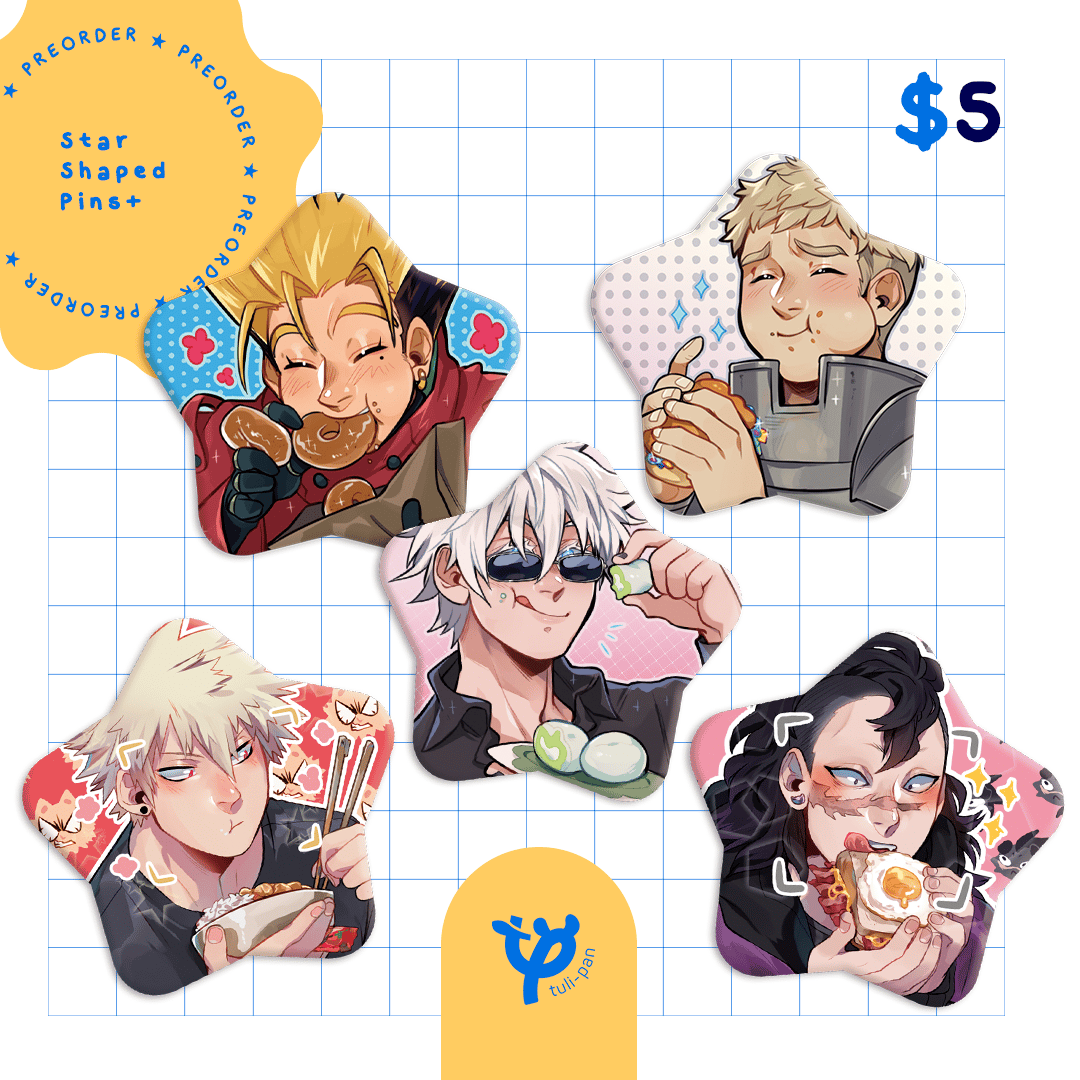 [NEW] 🌟 STAR SHAPED PINS PREORDER 🌟