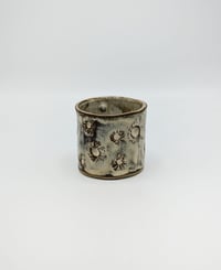 Image 2 of Small Beige Floral Cup #2