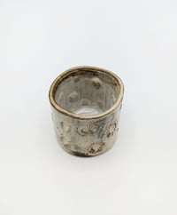 Image 3 of Small Beige Floral Cup #2