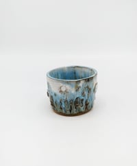 Image 1 of Small Robin's Egg Floral Bowl 