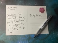 Image 2 of Christmas Unicorn Postcard