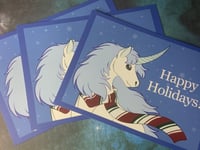 Image 3 of Christmas Unicorn Postcard