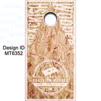 Brackish Wooder Cornhole Boards - OSB Design - MT6352
