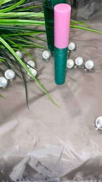 Image 1 of Minty Green Apple Wand Tube Lip Gloss