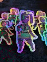Image 2 of Holographic Punk Bunny Sticker