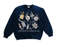 Chaining Day Crewneck (Navy)