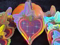 Image 2 of Holographic Fairy Heart Sticker