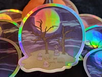 Image 1 of Holographic Graveyard Sticker