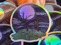 Image 3 of Holographic Graveyard Sticker