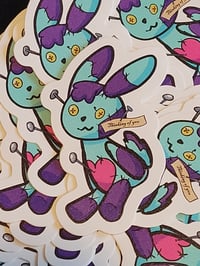 Image 2 of Plush Bunny Sticker