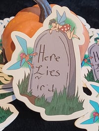 Image 2 of Fairy and Gravestone Sticker