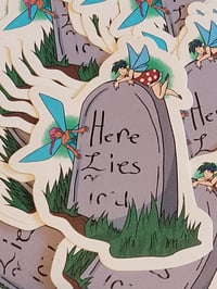 Image 3 of Fairy and Gravestone Sticker