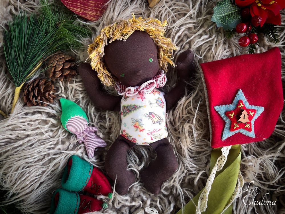 Image of Josefina- 10 inch Waldorf inspired Christmas baby