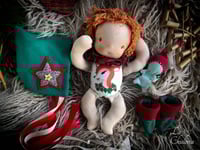 Image 4 of Arthur- 9.5 Inch Waldorf inspired Christmas Doll
