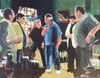 The Vito discussion original on canvas