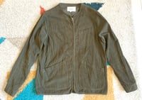 Image 1 of Kestin nigel cabourn corduroy zip up collarless jacket, size M