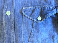 Image 5 of Spellbound jeans indigo dyed hooded denim shirt, size 3 (M)