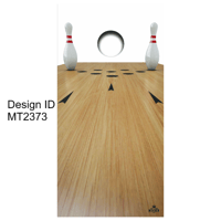 Brackish Wooder Cornhole Boards - Bowling Split - MT2373